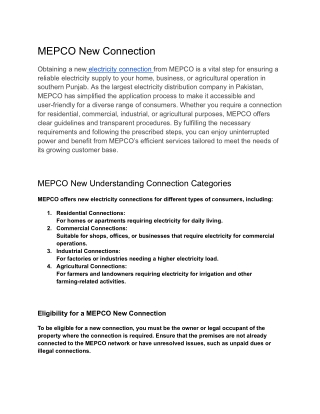 MEPCO Bill Online Checker