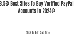 3 5@ best sites to buy verified paypal accounts