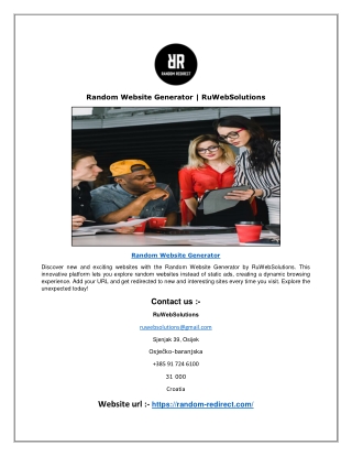 random website generator ruwebsolutions