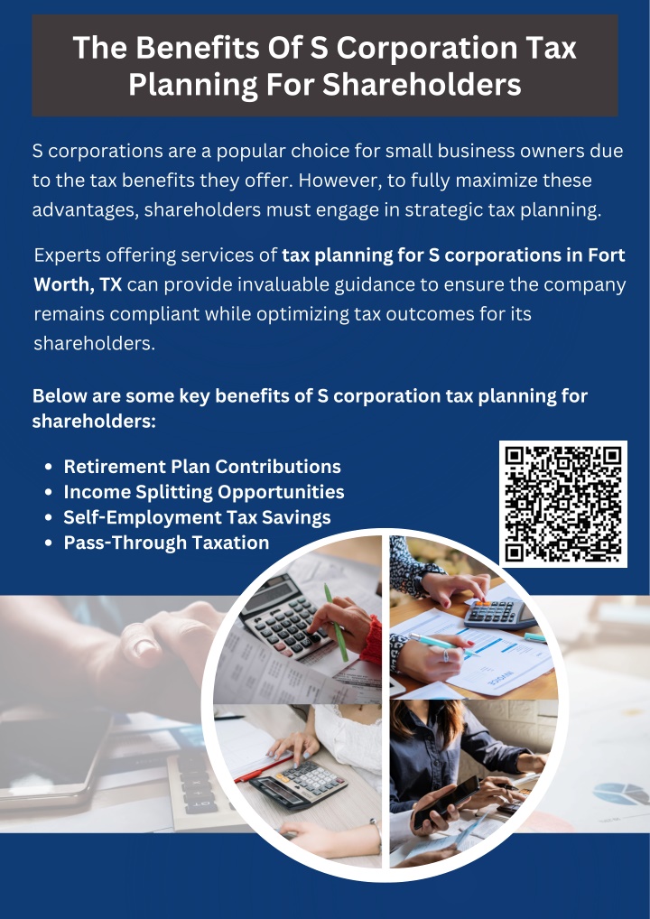 the benefits of s corporation tax planning