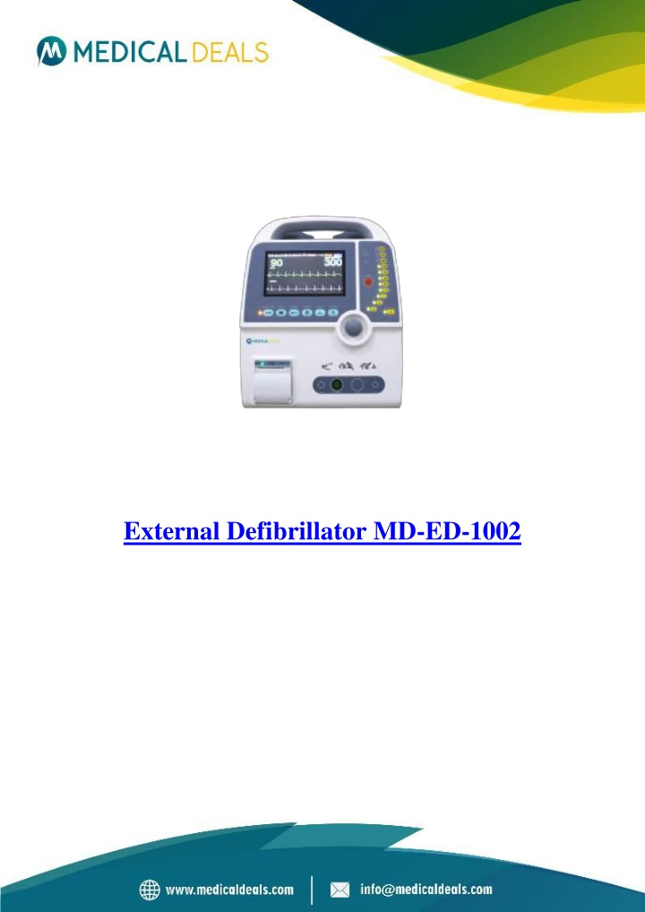 external defibrillator md ed 1002