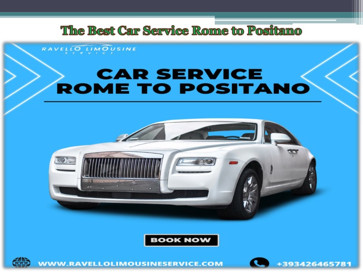 the best car service rome to positano