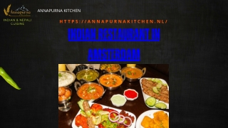 Authentic Indian Restaurant in Amsterdam | Annapurna Kitchen