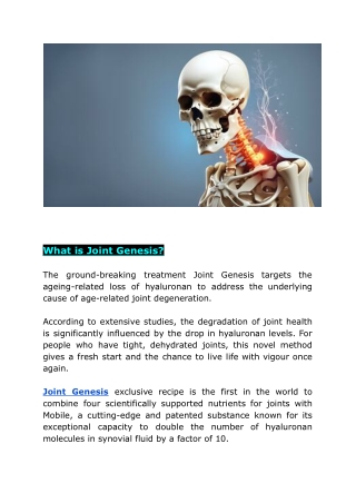 what is joint genesis