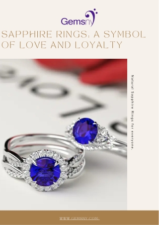 Sapphire Rings A Symbol Of Love And Loyalty