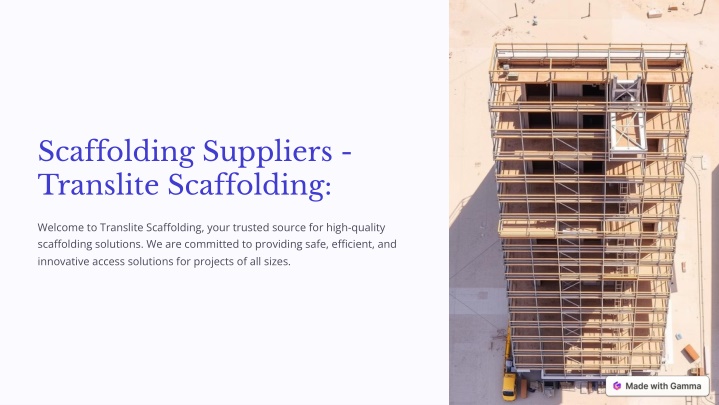 scaffolding suppliers translite scaffolding