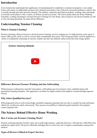 Home Cleaning Essentials: Best Advantages of Qualified Pressure Cleaning for You