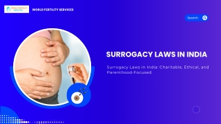 Surrogacy Laws In India | World Fertility Services