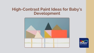 High-Contrast Paint Ideas for Baby's Development