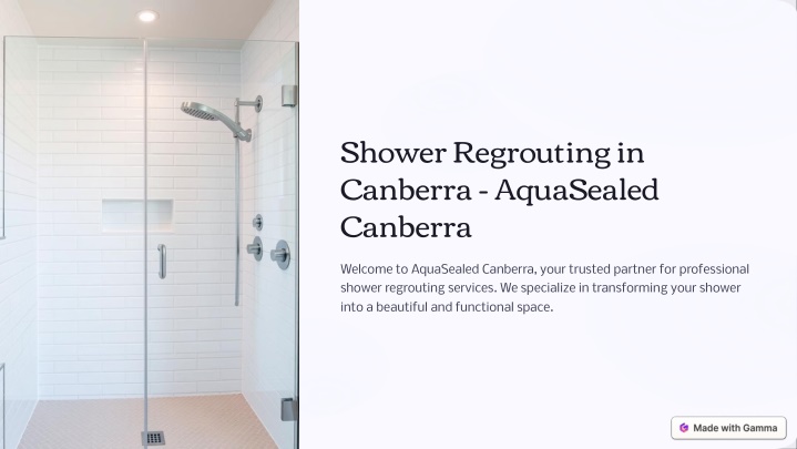 shower regrouting in canberra aquasealed canberra