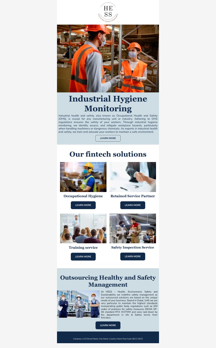 industrial hygiene monitoring