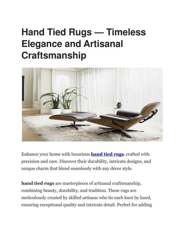 hand tied rugs timeless elegance and artisanal