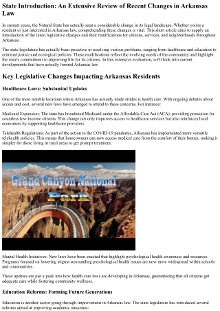 state introduction an extensive review of recent