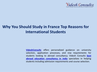 Why You Should Study in France Top Reasons for International Students