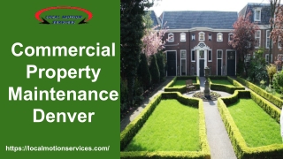 Commercial Property Maintenance Denver