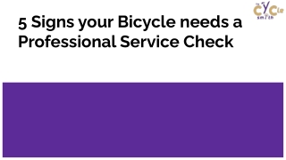5 Signs your Bicycle needs a Professional Service Check (1)