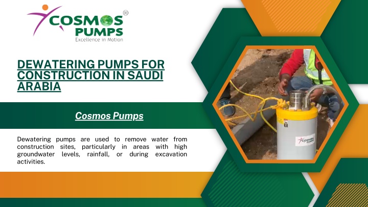 dewatering pumps for construction in saudi arabia