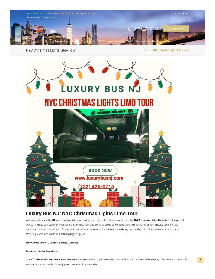 home reservation fleets contact us nyc christmas