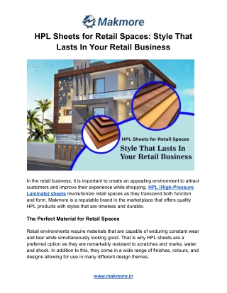 hpl sheets for retail spaces style that lasts