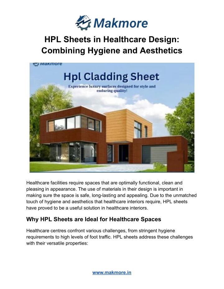 hpl sheets in healthcare design combining hygiene