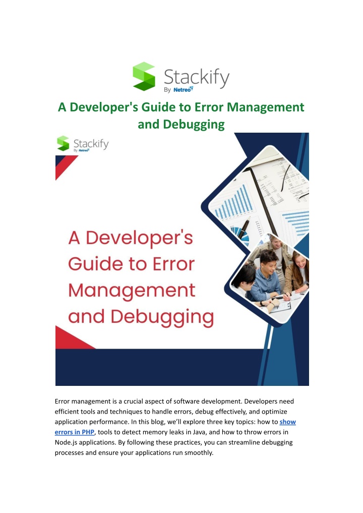 a developer s guide to error management