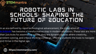 robotic labs in schools shaping the future