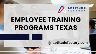 Employee Training Programs in Texas Unlocking Workforce Potential with Tailored Solutions