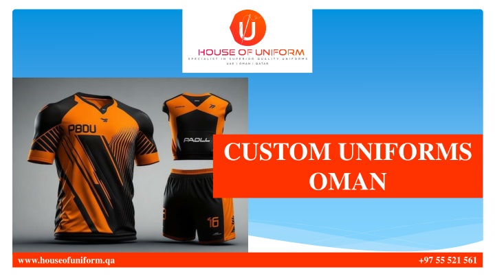 custom uniforms oman