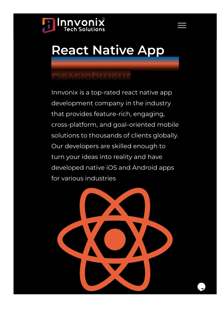 react native app development development