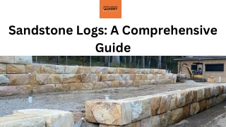 Sandstone Logs: A Comprehensive Guide