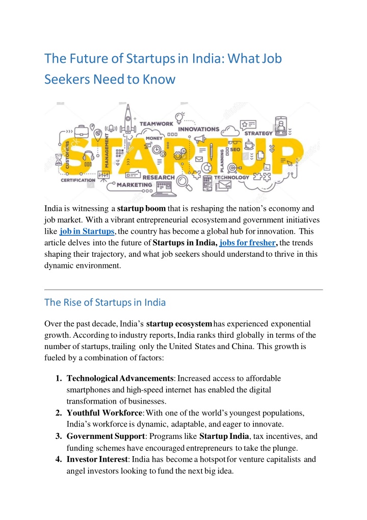 the future of startups in india what job seekers need to know