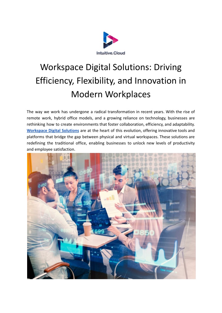 workspace digital solutions driving efficiency