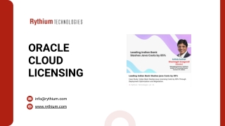 Oracle BYOL Made Easy by Rythium Technologies