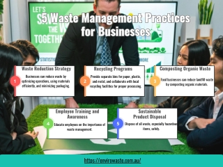 5 Waste Management Practices for Businesses