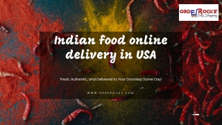 Indian food online delivery in USA