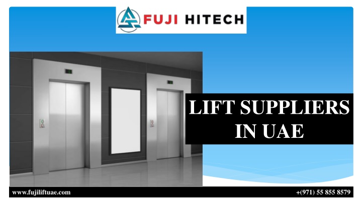 lift suppliers in uae