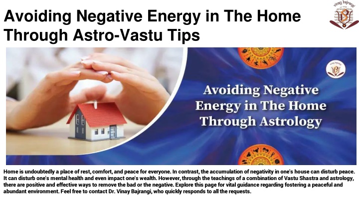 avoiding negative energy in the home through astro vastu tips