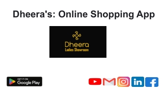 dheera s online shopping app