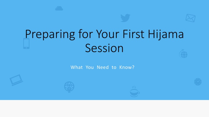 preparing for your first hijama session