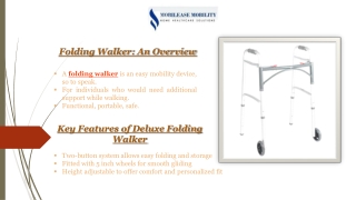 Folding Walker - An Overview