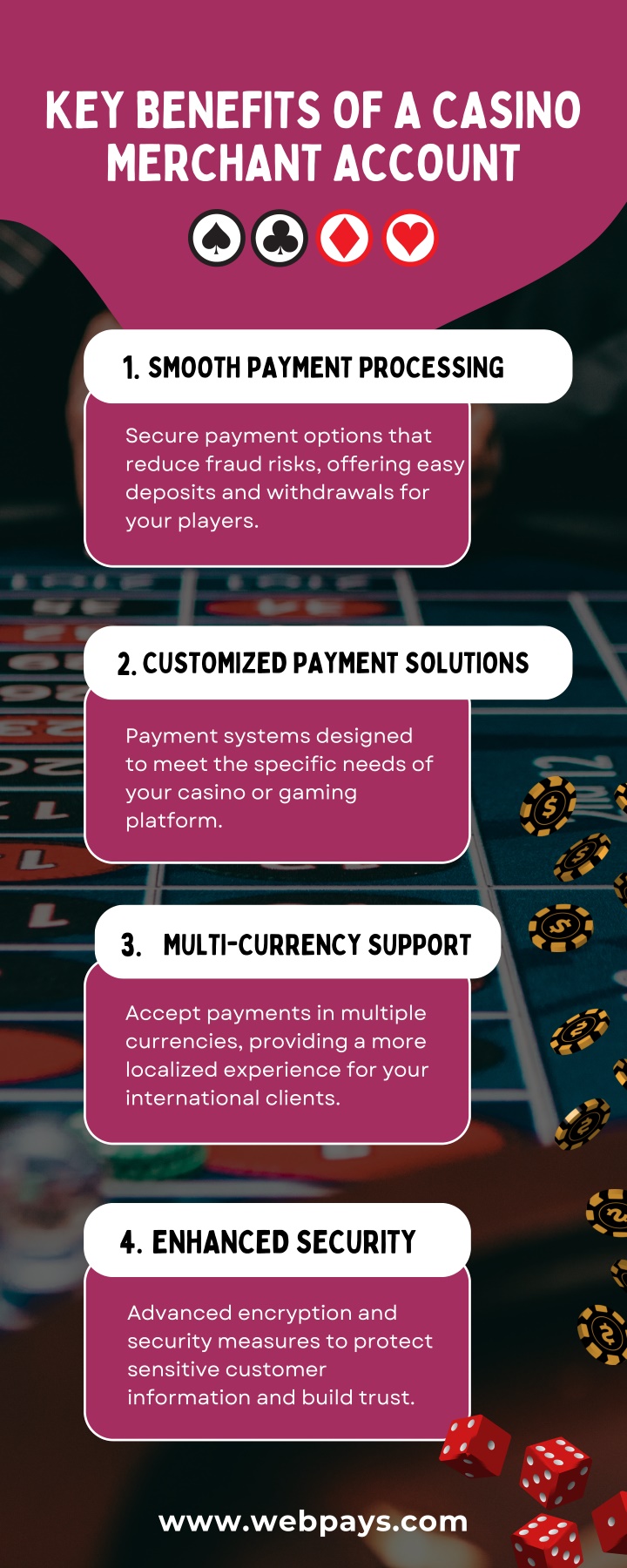 key benefits of a casino merchant account