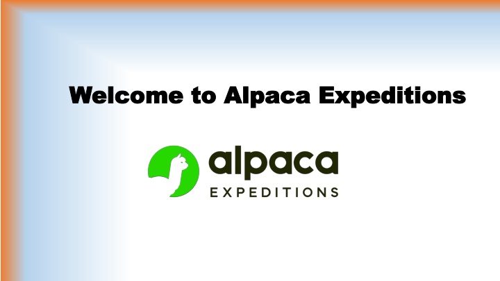 welcome to alpaca expeditions