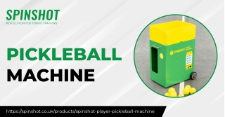 Boost your gaming skills with the Spinshot Sports Padel Ball Machine