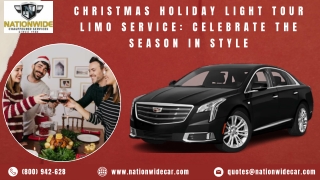 Christmas Holiday Light Tour Limo Service Celebrate the Season in Style