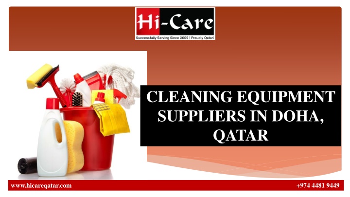 cleaning equipment suppliers in doha qatar