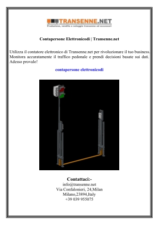 Contapersone Elettronicodi  Transenne.net