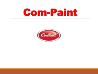 Com-Paint Black Spray Paint Ideal for Car Touchups