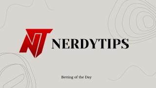 Betting Of The Day | Nerdytips.com