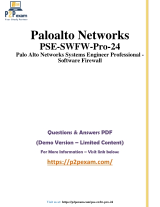 paloalto networks pse swfw pro 24 palo alto