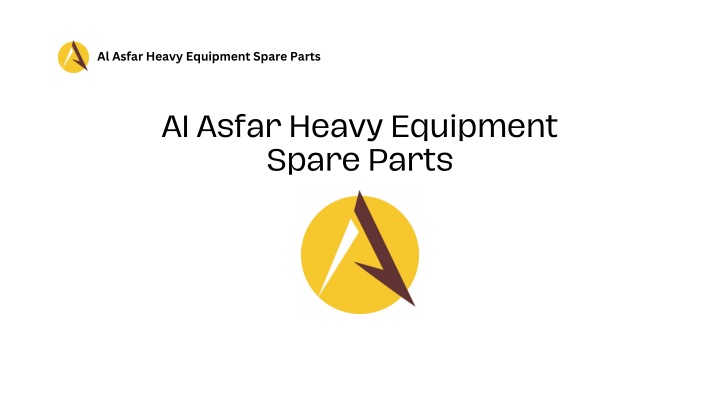 al asfar heavy equipment spare parts